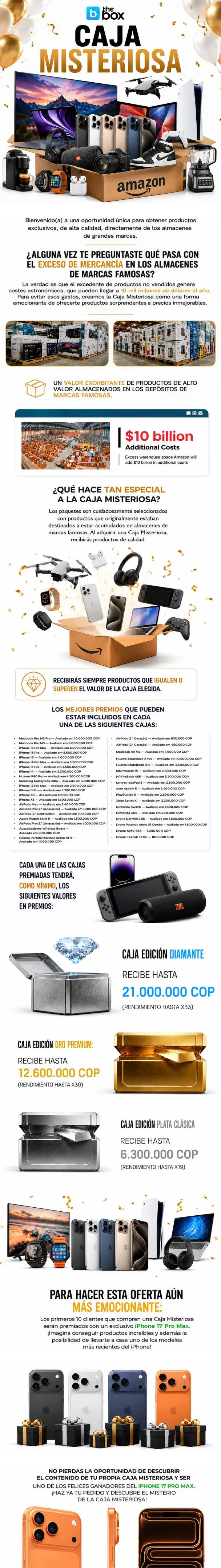 Contenido completo de la caja